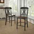 Brunico Two-Tone Counter Height Chairs (Set of 2)